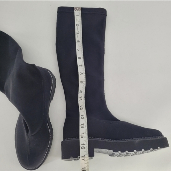 New Paul Green long classy stretchy round toe black boots size UK 4   US 6.5 - Picture 8 of 11